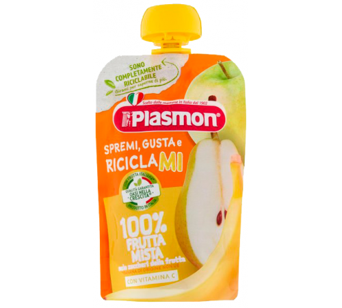  plasmon piure mix de fructe (6 m+) 100 gr.