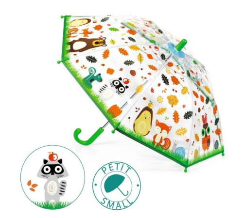 djeco dd04725 umbrelă pentru copii "animalele pădurii"