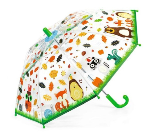 djeco dd04725 umbrelă pentru copii "animalele pădurii"