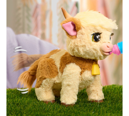 furreal friends 28158 fИнтерактивная игрушка "maggie the feed & follow cow"
