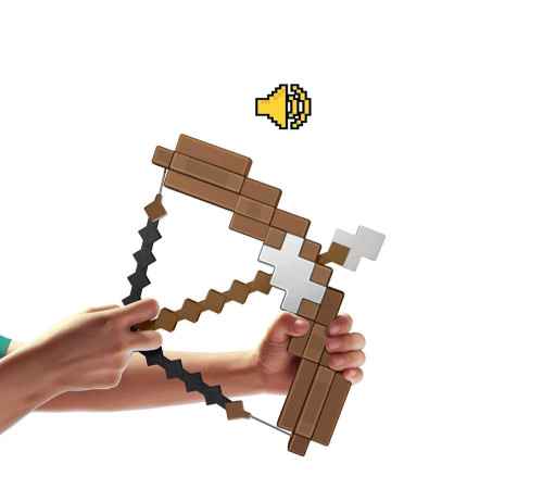 minecraft jdj04 Игрушечное оружие "Лук и стрелы" с звуковыми эффектами