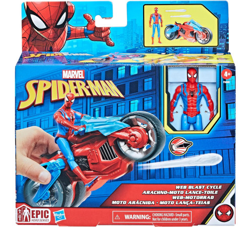 Детский магазин в Кишиневе в Молдове spider-man f6899 Игровой набор "Человек паук на байке"
