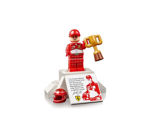 lego icons 11375 constructor "ferrari f2004 și michael schumacher" (735 el.)