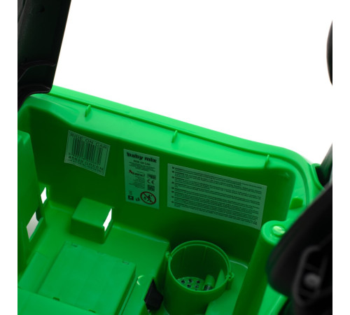 baby mix ur-bej919 racer Машина детская c ручкой зеленая