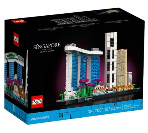 lego architecture 21057 constructor "singapore" (827 el.)