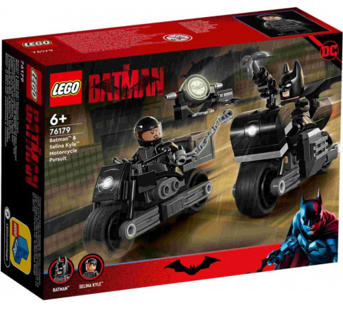  lego super heroes 76179 Конструктор "Бэтмен и Селина Кайл: погоня на мотоцикле" (149 дет.)