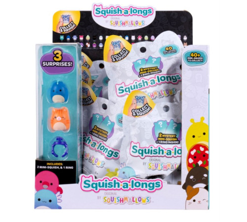  squishmallows sqal0515 set surpriză de 2 minifigurine"squish-a-longs surprise" 