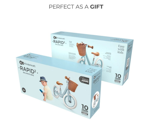 kinderkraft run bike rapid 2 albastru