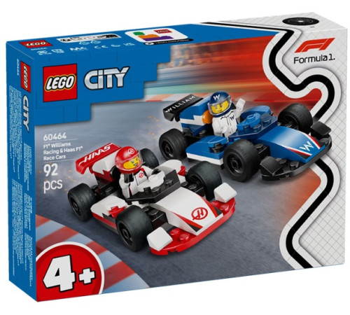 Jucării pentru Copii - Magazin Online de Jucării ieftine in Chisinau Baby-Boom in Moldova lego city 60464 constructor "mașini de curse williams racing și haas f1 f1" (92 el.)