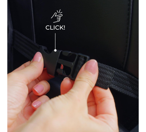 kinderkraft organizator auto și protecție scaun 2 &icirc;n 1 (negru)
