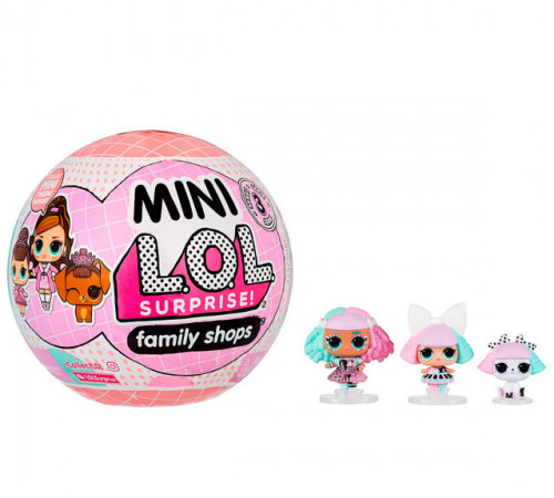  l.o.l. 588467 Игровой набор из 3 кукол surprise! mini family shops в ассортименте 