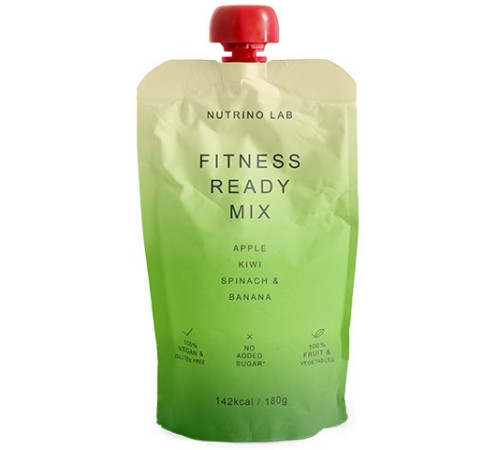  nutrino lab piure "fitness ready mix" măr-kiwi-spanac-banana (180 gr.)