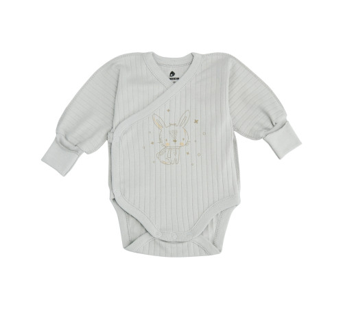 Детская одежда в Молдове minikin 25210362 Боди (р. 62) светло-серый