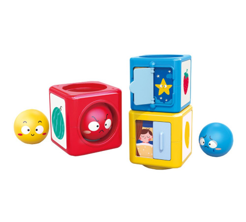 hola toys e7991 set cuburi și bile "tower"