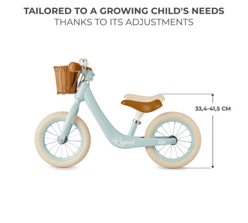 kinderkraft run bike rapid 2 albastru