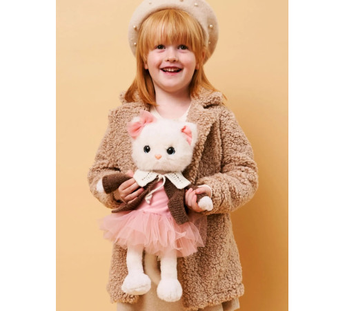 orange toys lk01/03 jucărie de pluș "lucky kitty sophie: cozy evening " (38 cm.)