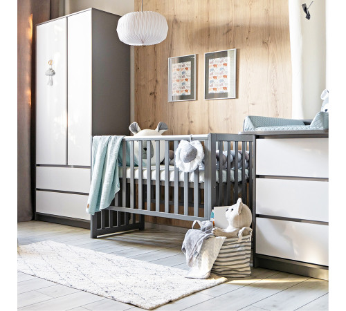  set mobilier pentru copii veres bern (pătuț + comodă + dulap)