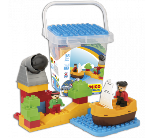  androni 85507-0000 Конструктор unicoplus "Пираты" (38 дет.)