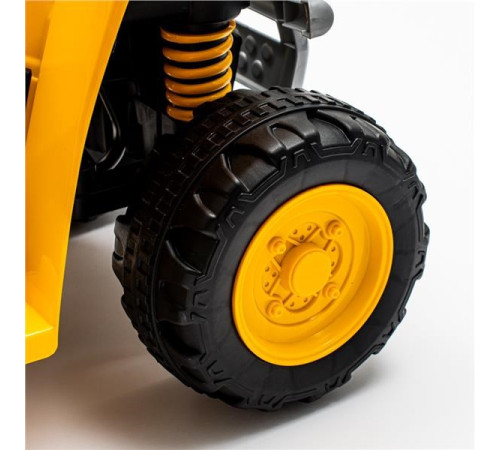 baby mix 54954 atv electric pentru copii cat (galben)