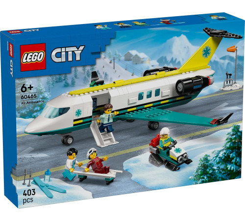 Детский&nbsp;магазин в Кишиневе в Молдове lego city 60465 Конструктор "Санитарная авиация для экстренных случаев" (403 дет.)