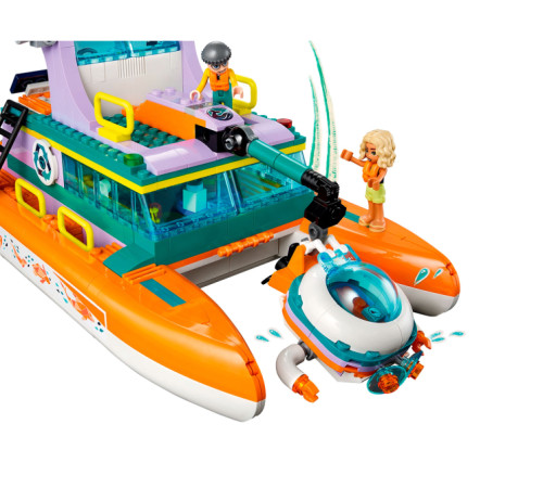 lego friends 41734 Конструктор "Морская спасательная лодка" (717дет.)