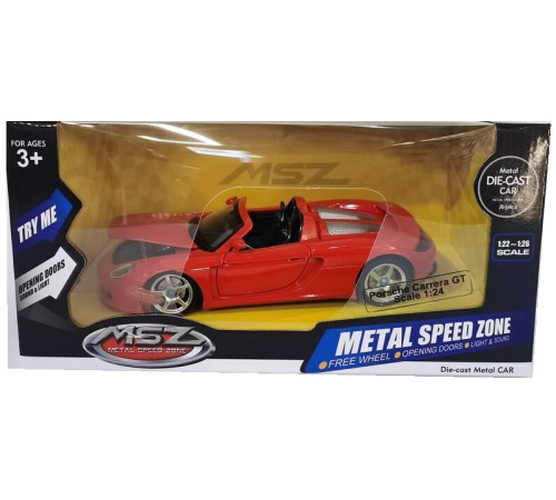  msz 68242m model metalic "porsche carrera gt, 1:24"