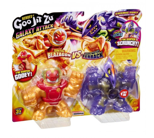  goo jit zu 41169g Мягкая игрушка "battle pack twin pack"