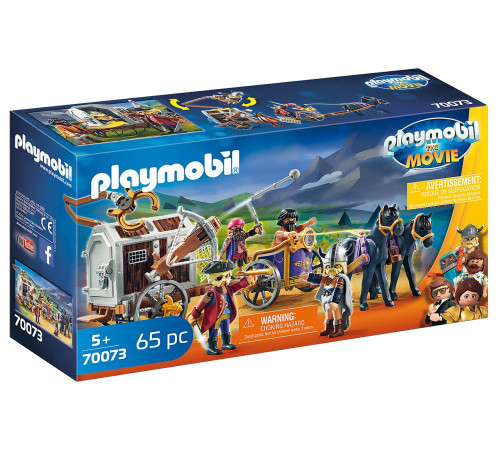 Детский магазин в Кишиневе в Молдове playmobil 70073 Конструктор "Чарли с тюремной повозкой" (65 дет.)