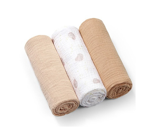 Детская одежда в Молдове babyono-66982 828/02 Набор муслиновых пеленок "super soft" (70х70 см.) 3 шт.