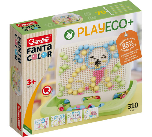  quercetti 80934 mozaic ecologic "fantacolor play eco"
