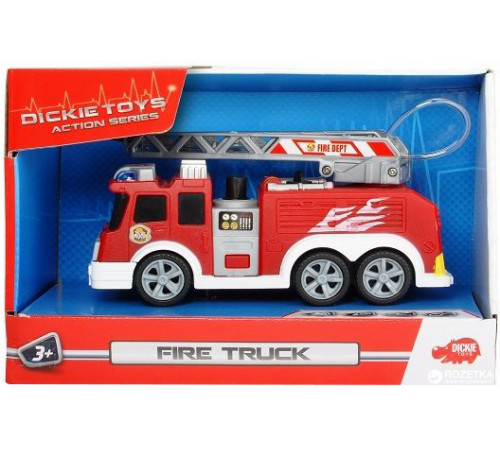  dickie 3302002 Пожарная машина с функцией разбрызгивания воды, светом и звуком
