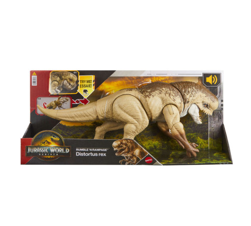 jurassic world jgb58 figurină "distortus rex"