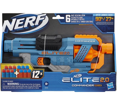  nerf e9485 blaster "elite 2.0 commander rc 6"