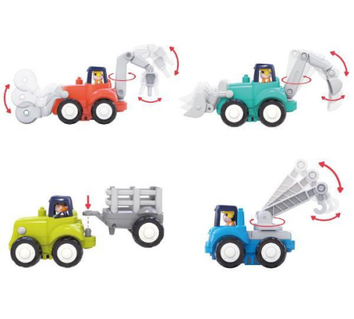 hola toys ha7906 Набор строительной техники (4 шт.)