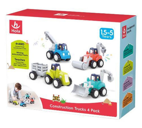 Детский&nbsp;магазин в Кишиневе в Молдове hola toys ha7906 Набор строительной техники (4 шт.)