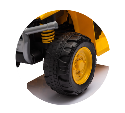 chipolino elbcat02501 atv pe baterii cat galben