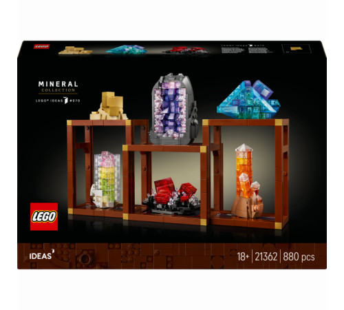 Детский магазин в Кишиневе в Молдове lego ideas 21362 Конструктор "Коллекция минералов" (880 дет.)