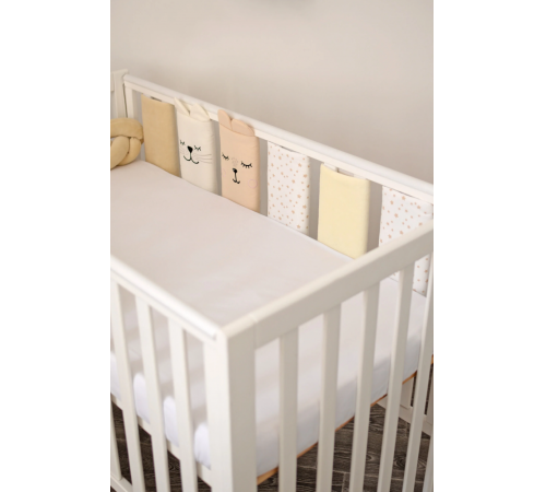 Veres 154.05.14 Set de bare de protectie fens "Summer Kitty beige" (6 buc.)  veres 154.05.14 set de bare de protectie fens "summer kitty beige" (6 buc.)