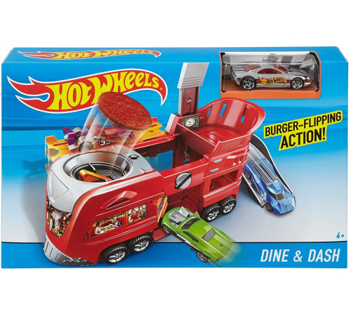 hot wheels fjn34 set de joacă pliabil cu o mașină (în sort)