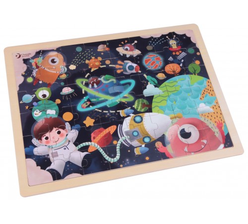 classic world 54259 puzzle de lemn "cosmos"