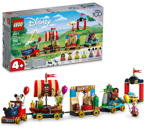 lego disney 43212 constructor "disney celebration train" (200 el.)