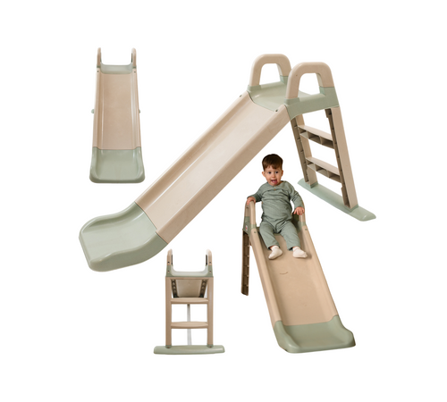 p5 /10 (0140/01eco) tobogan pentru copii (140 cm) beige/turquois