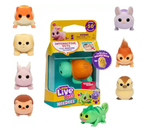 little live pets 26655 Интерактивный питомец "needees" (в асс.)