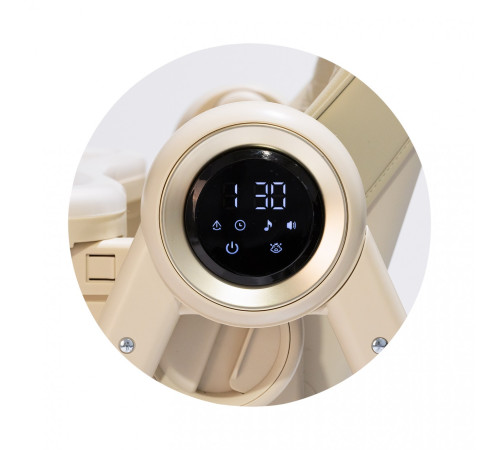 chipolino sthma02603la scaun pentru copii și leagăn electric 2 &icirc;n 1 "master class" latte