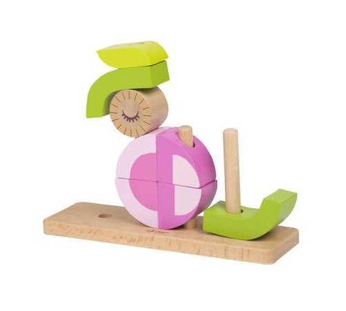 classic world 3708 set de cuburi din lemn "bufnita"