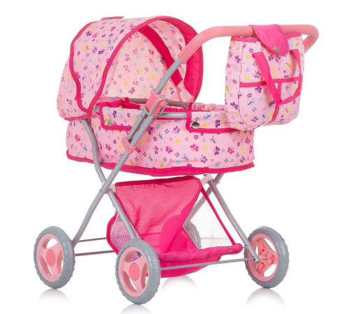 chipolino Коляска для кукол "dora" kzkdr02401bu butterflies