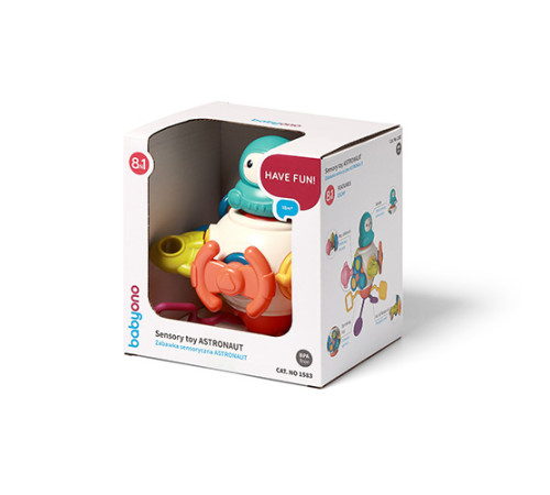 babyono-863 1583 Сенсорная Игрушка "Астронавт"