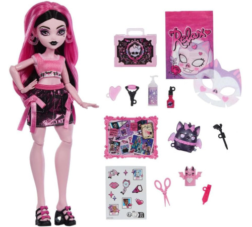  monster high jhk43 Кукла "Дракулаура" из серии "Тайные ритуалы красоты"