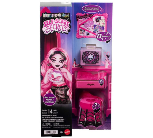 monster high jhk43 Кукла "Дракулаура" из серии "Тайные ритуалы красоты"