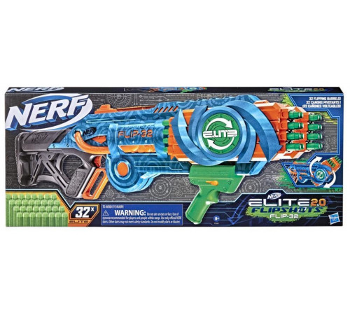  nerf f2553 blaster "elite 2.0 flip 32"